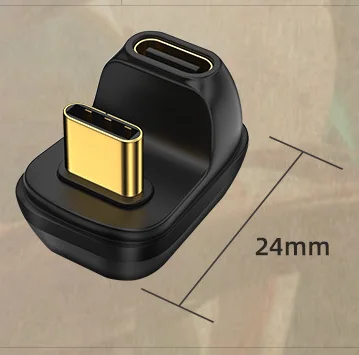 All new type-C adapter C Revolution To C Female U-type 40Gb Adapter USB4 0 Charging High Speed Transmission