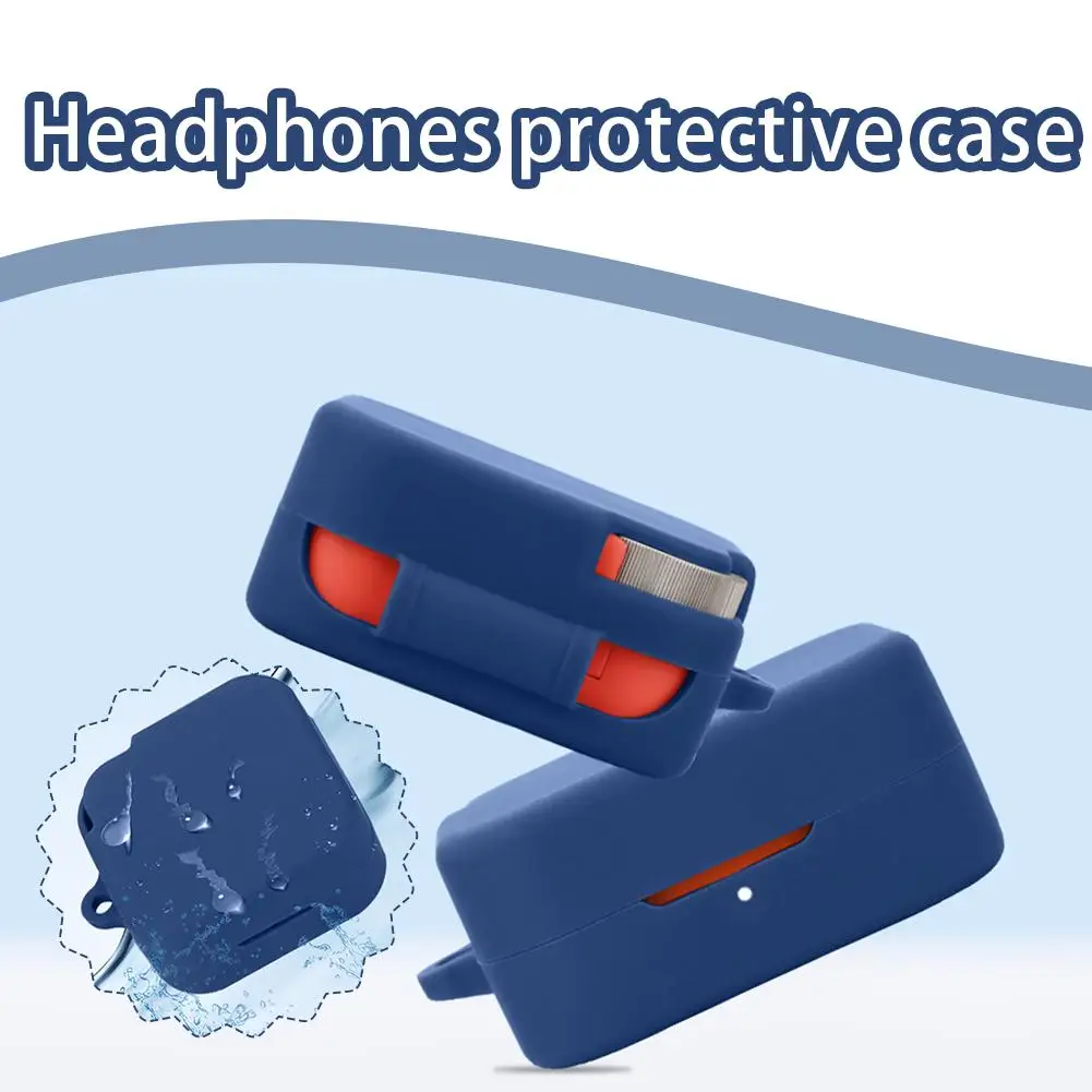 For CMF By Nothing Buds Pro2 Silicone Protective Case Dust-proof Color Candy Case Earphone Fall Anti And Protective N8I0