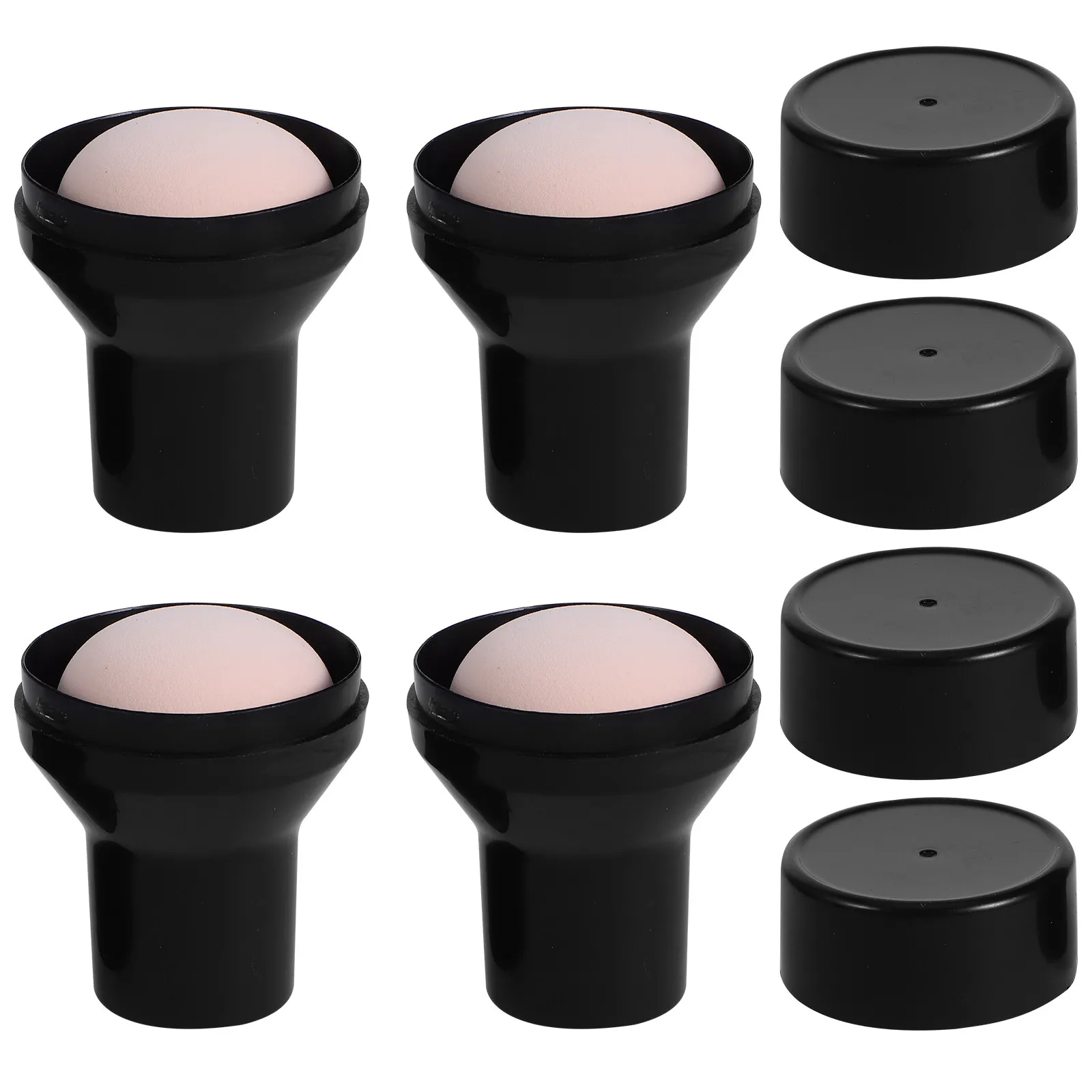

4Pcs Mushroom Head Makeup Puff Premium Reusable Washable Powder Applicator for Foundation Blush Highlighter Smooth Finish