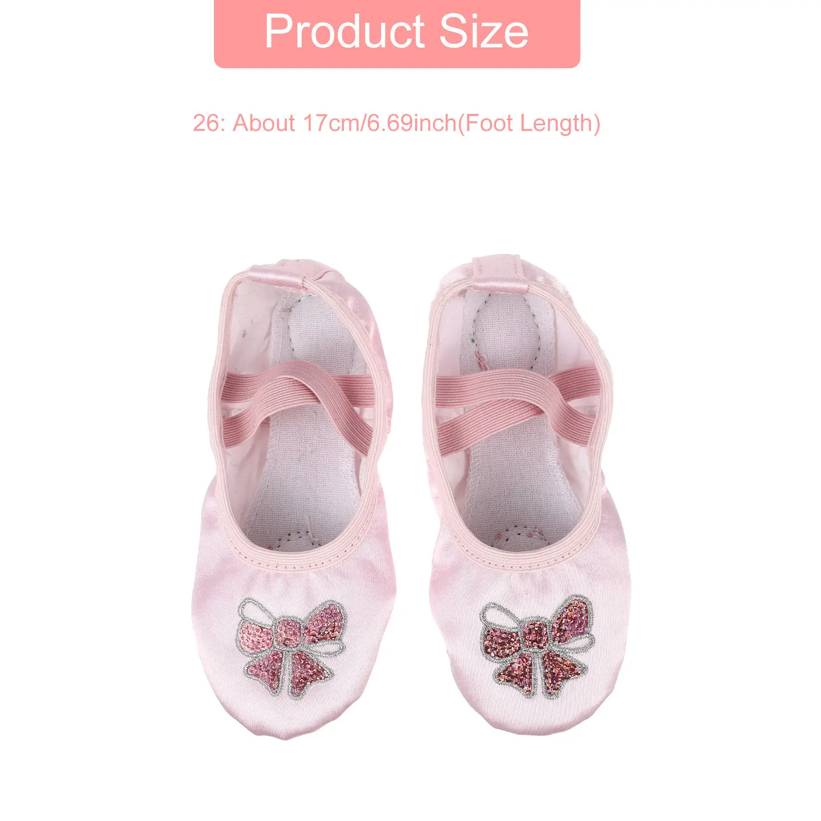 1Pair Cat Slippers for Kids Breathable Comfortable Elastic Cross Band Yoga Dance Shoes Anti Slip Sole Modern Folk