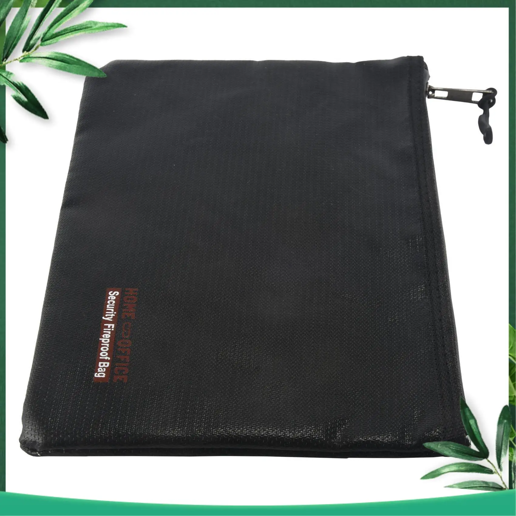 

(NEW) Fireproof Document Bags, Waterproof And Fireproof Bag With Fireproof Zipper For Ipad, Money, Jewelry, Passport, Document S