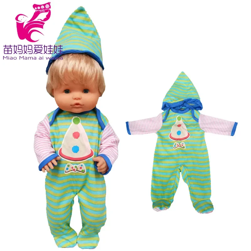 16 Inch Reborn Baby Doll Clothes for 35cm Nenuco Ropa Y Su Hermanita Doll Romper Accessories