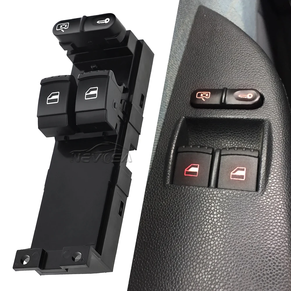 Für VW Golf MK4 Jetta Passat Bora Seat Leon Toledo Für Skoda Fabia Octavia Fenster Master Control Schalter 1J 3959857 1J 3959857 A