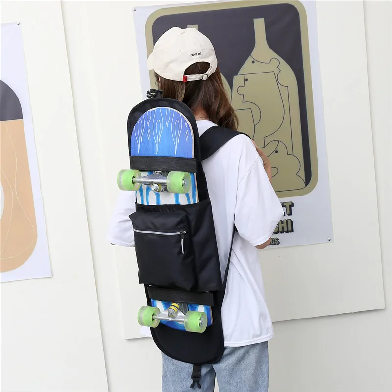 Oxford Skateboard Carry Bag,Foldable Skateboard Carrying Handbag, Shoulder Skate Board, Balancing Scooter, Storage Cover Backpac