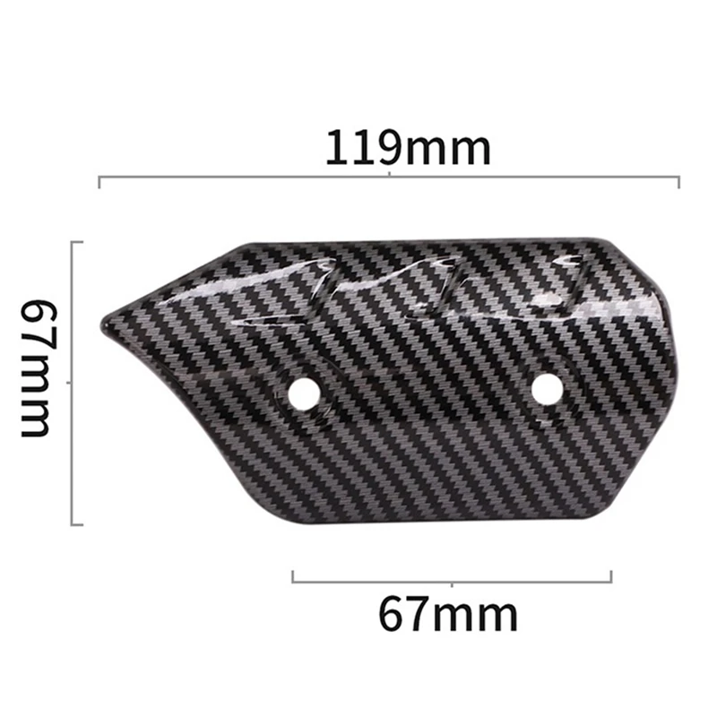 Motorcycle Universal Heat Insulation Plate Exhaust Pipe Anti-Hot Cover Connection Pipe Anti-Scratch Protective Cover