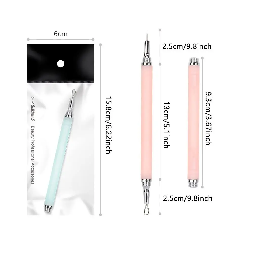Detachable Double-Head Blackhead Remover Pore Cleaner Needles Whitehead Squeeze Extractor Acne Blemish Needle Pimple Popper Tool