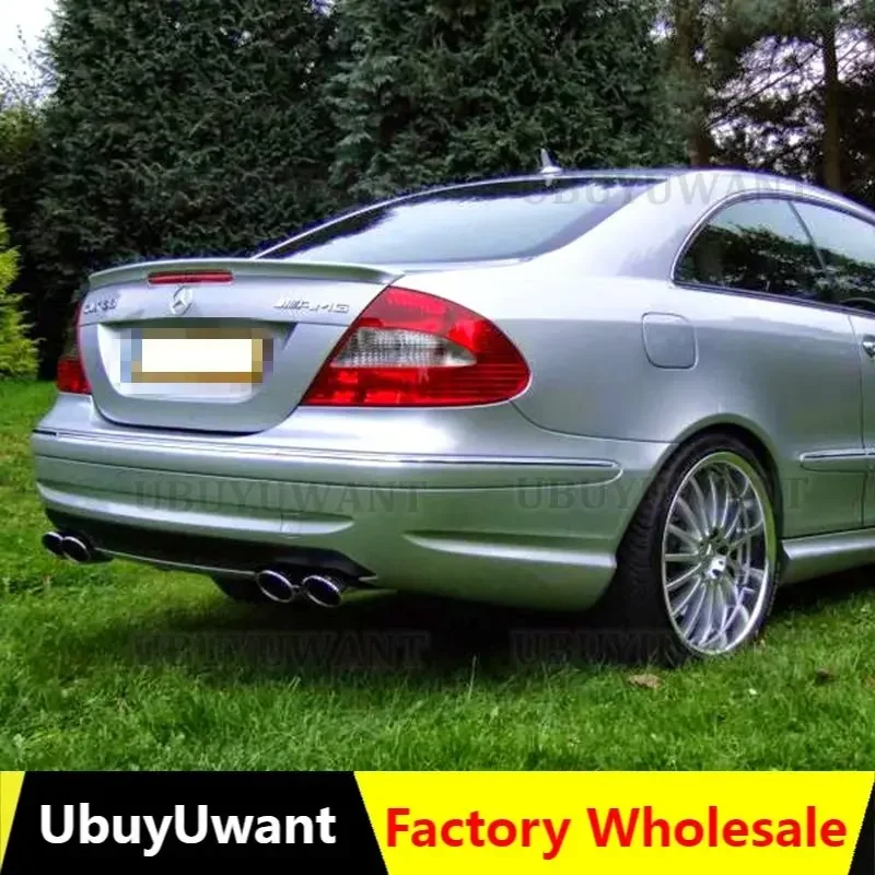 UBUYUWANT Car Trunk Spoiler Carbon Fiber/FRP Auto Rear Trunk Wing Accessories Spoiler For Benz W209 CLK200 280 350 55 63