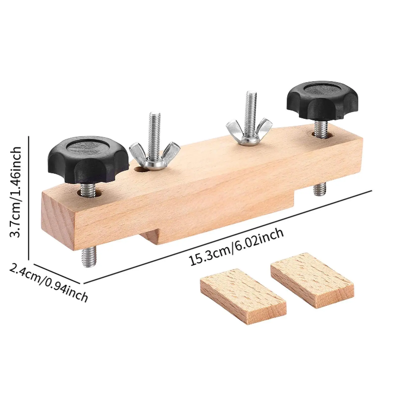 Acoustic Guitar Bridge Clamp Portable Easy DIY Maintenance Maple Acoustic Luthier Tool for Guitars Musical Instrument Parts