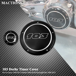 Motorcycle 103 Derby Timing Engine Clutch Side Cover Set For Harley Softail Touring Dyna Road King Fat Boy Low Rider Low Rider