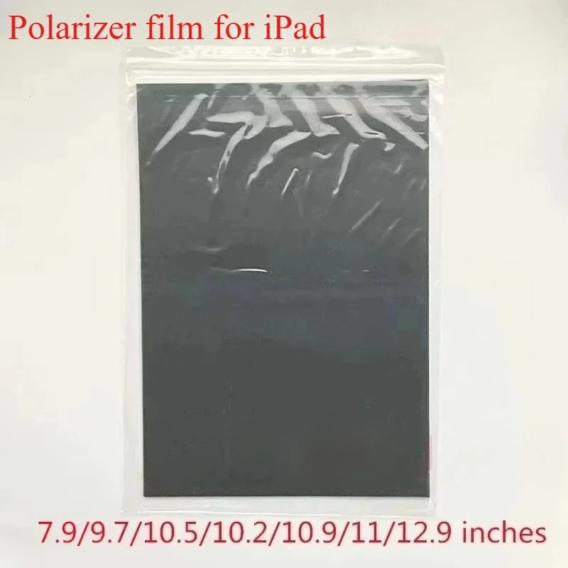 Película polarizadora de 5 uds para iPad Pro 7,9 9,7 10,2 10,5 10,9 11 12,9 8,3 pulgadas reparación de LCD