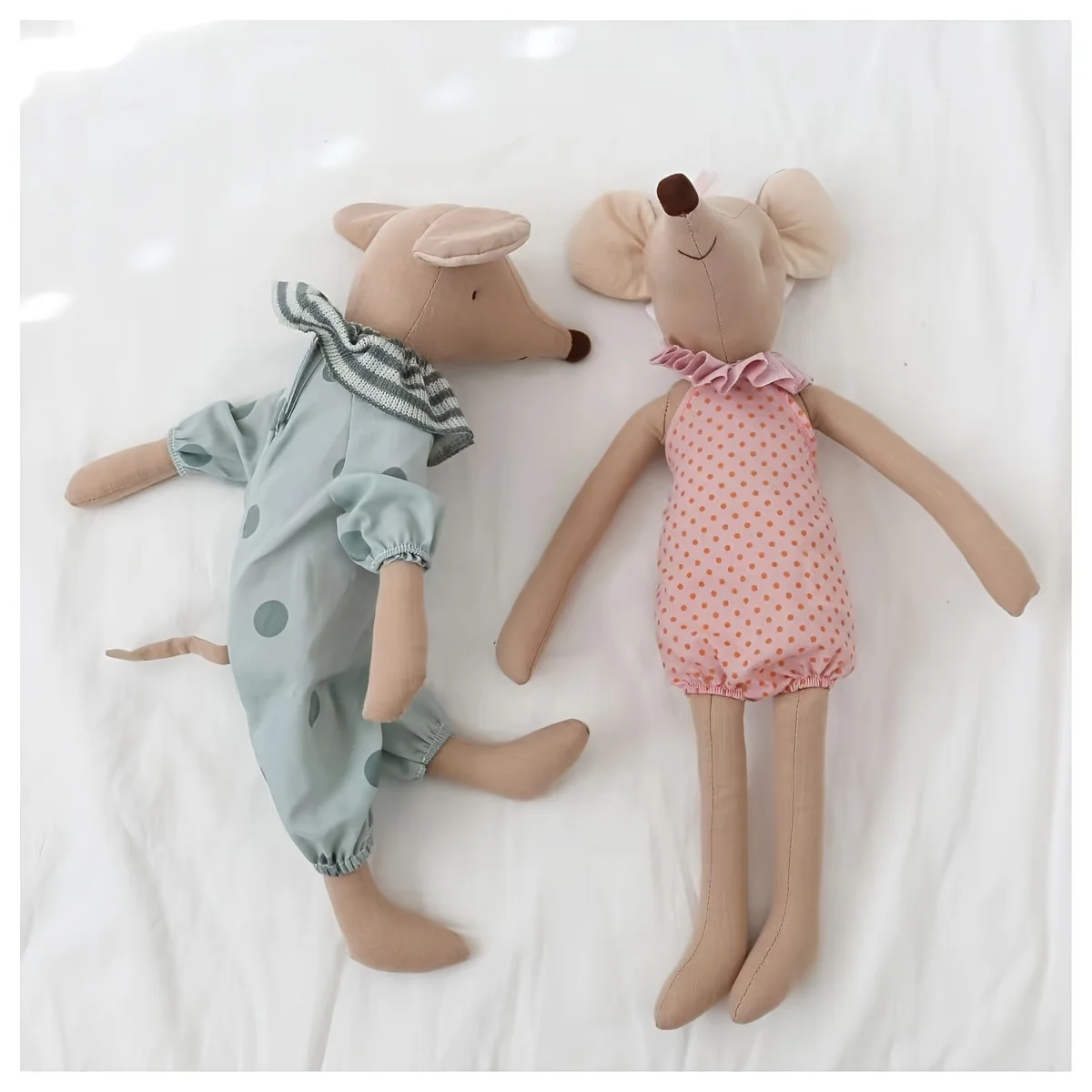 

Bear 2-in-1 Plush Hamster Toy Set Cute Linen Stuffed Animal Dolls Pink Green Perfect Birthday Gift for Boys Girls Gift