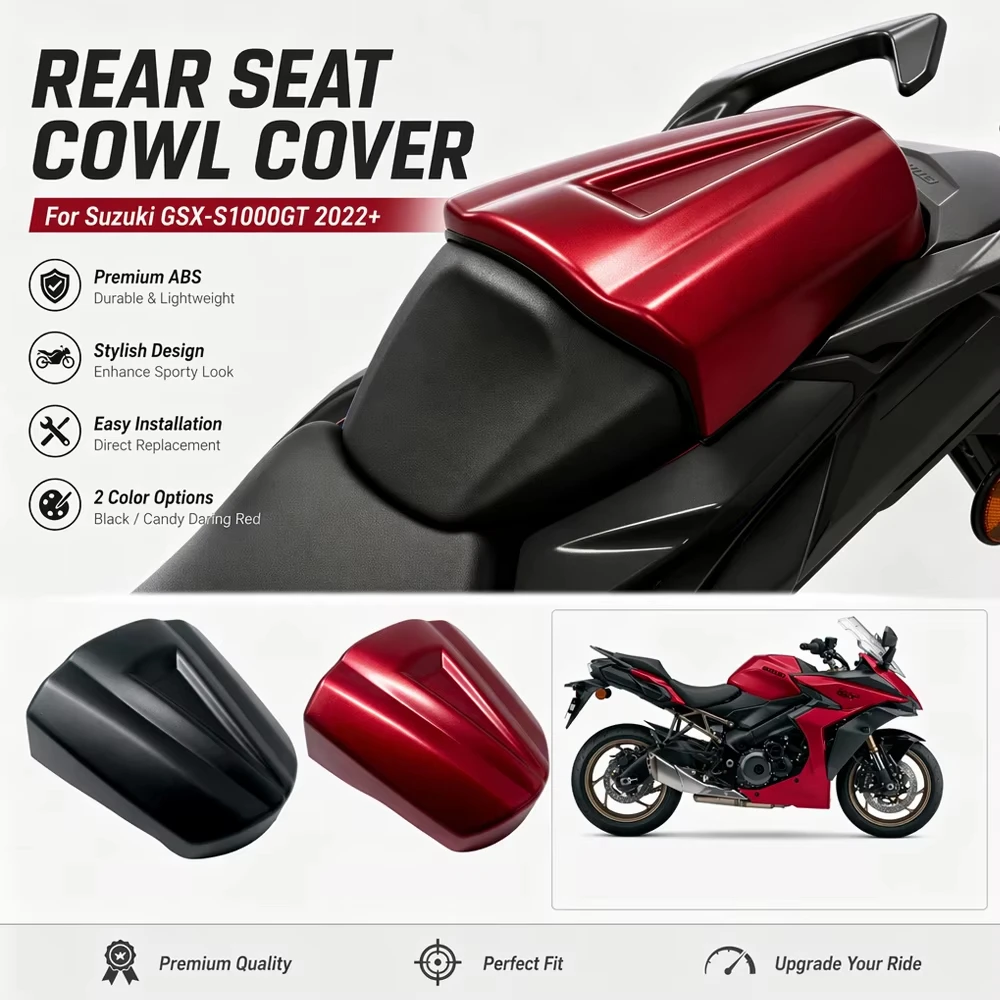 Fit For Suzuki GSX-S 1000GT / GSX-S1000GT 2022 2023 2024 2025 2026 Motorcycle Cowl Seat Cowl Passenger Pillion Tail Seat view 3