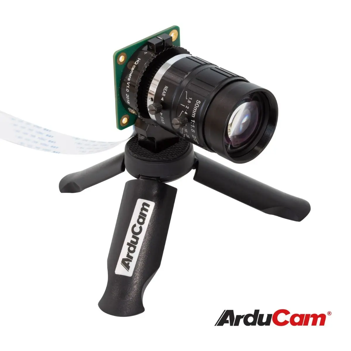 Arducam C-Mount Lens para Raspberry Pi câmera de alta qualidade, 50mm de comprimento focal com foco manual e abertura ajustável