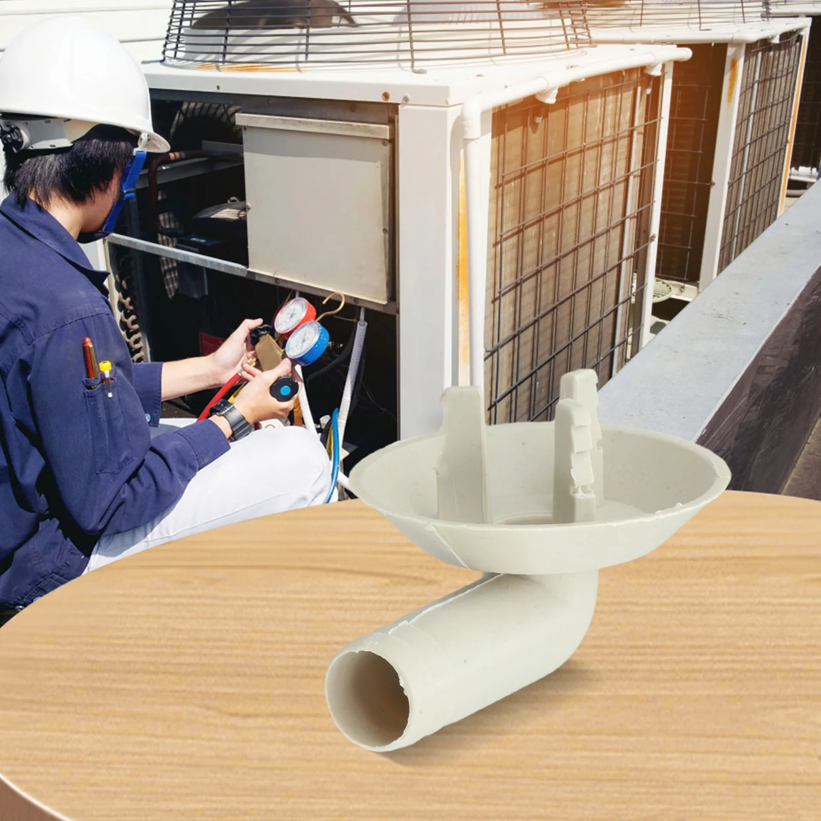Water Nozzle Drain Spout Air Conditioners Drain Joints Drain Nozzles Drain Pipes External Machine Water Trays 1 Piece
