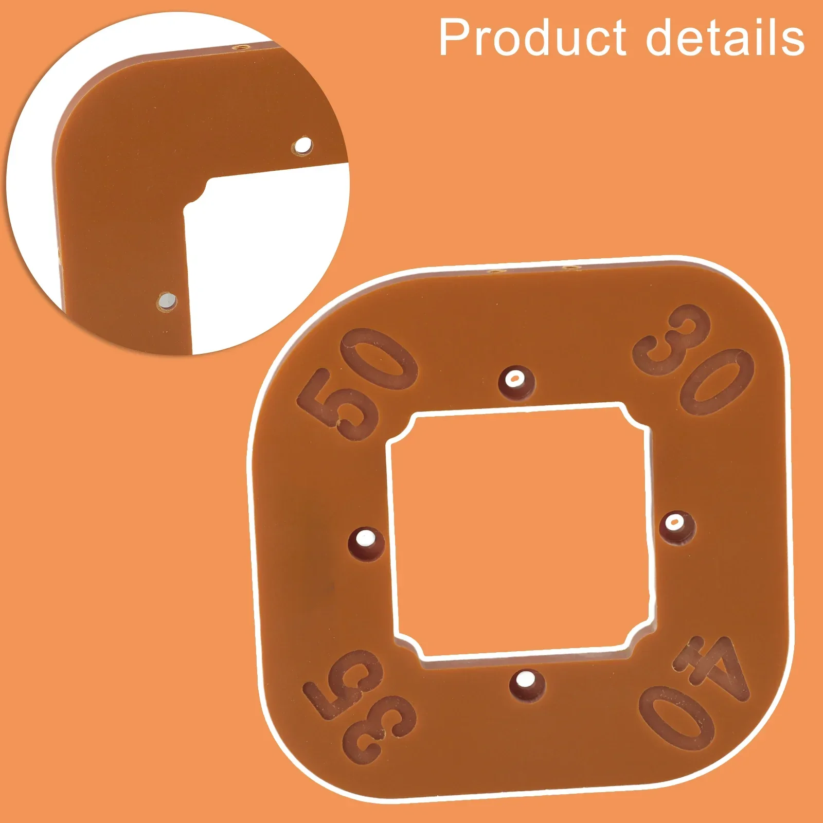 Templat Radius Sudut Router Pekerjaan Kayu Alat Templat Sudut Jig Perutean Sudut Melengkung Penggilingan Melingkar R10-R50