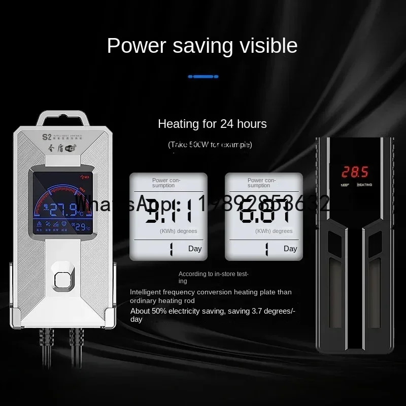 A3 heating rod automatic constant temperature aquarium small frequency conversion power saving heating rod
