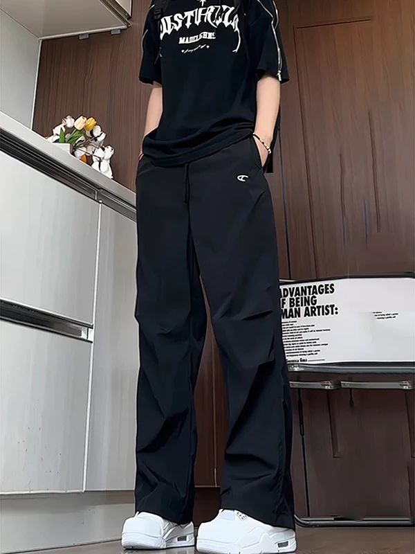 

Bla American Sle десантник рабочие брюки мужские летние тонкие ледяные шелковые брюки Qui Dry широкая футболка антизащитные мягкие брюки ell