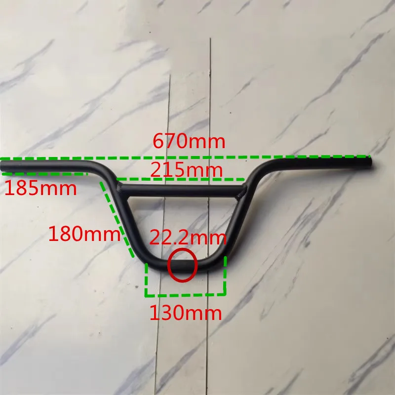 

Руль водителя BMX Performance 22,2*670 мм BMX Street Bike Велосипедный руль Альпинистский руль водителя автомобиля