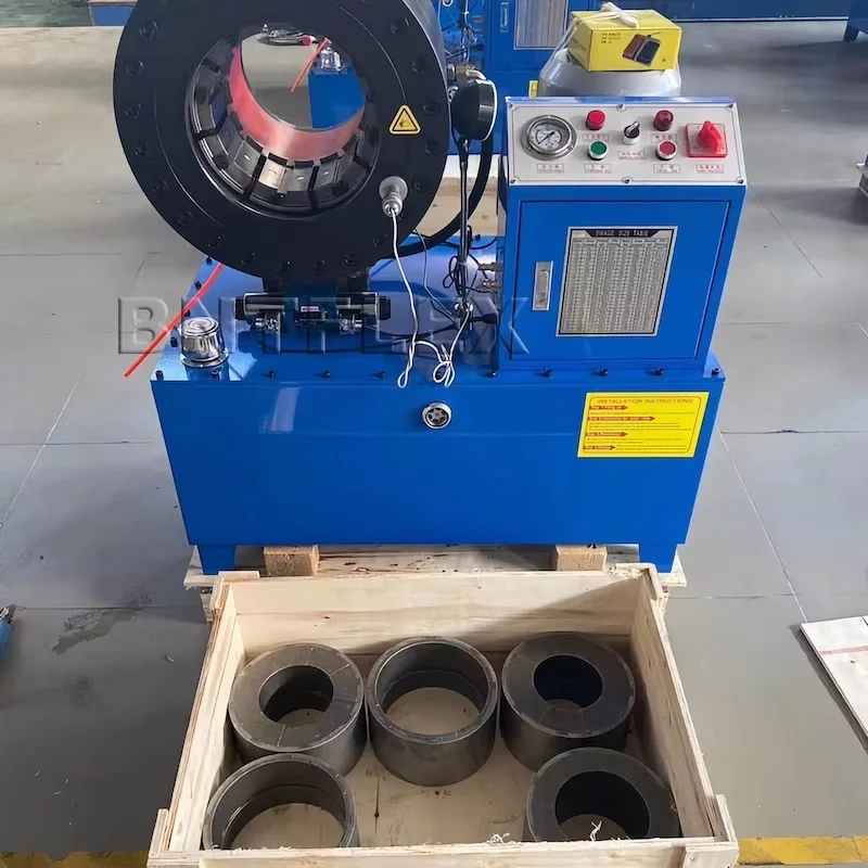 Economical 6mm to 150mm hydraulic hose crimping pressing machine with 21 sets of dies