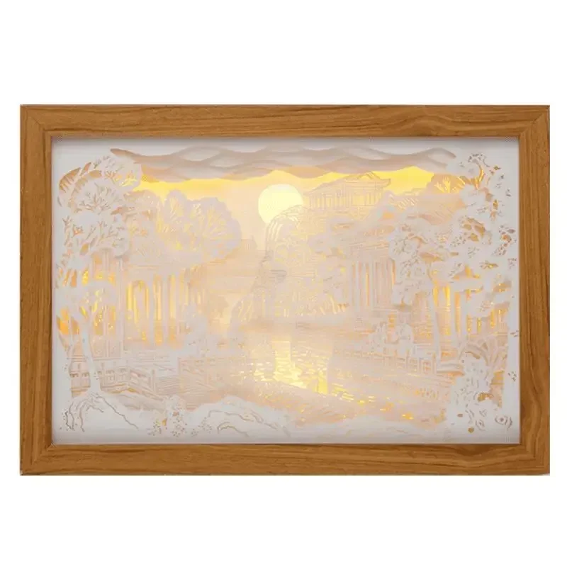 

National Museum of China Daguan Garden Paper Carving Light Bedroom LED Light