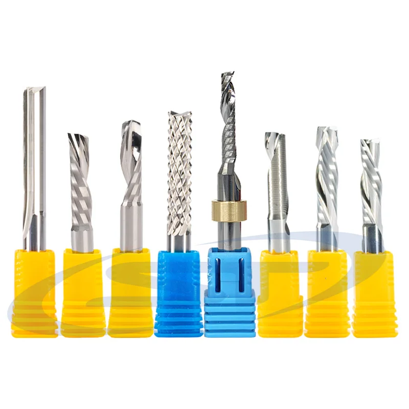 Zund 1 Flute UP Down CUT End Mill Ring R172 R202 R219 R220 R106 R115 R123 R123-A R124 R124-A R125 R133 R133-A R135 R159 R205