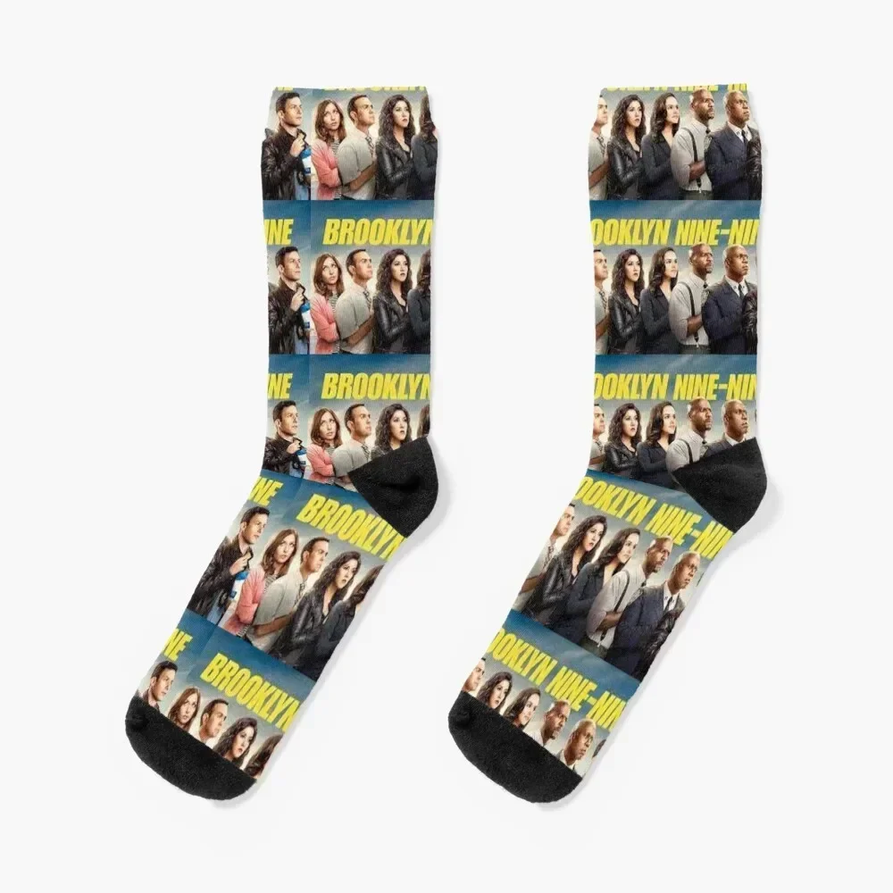 

Brooklyn 99 Cast Picture Socks Novelties designer brand sports stockings Designer Man Socks Women's