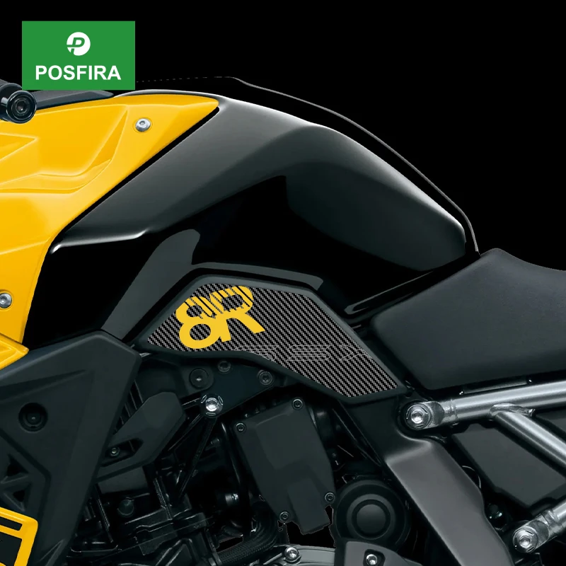

POSFIRA Motorcycle Fuel Tank Panel Sticker Vinyl Decals for Suzuki GSX 8R GSX8R GSX-8R 2024 2025 2026 Motorbike Accessories