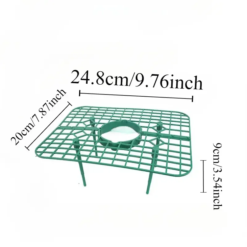 1Set Green Square Strawberry Support Stand Holder Growing Frame Keep Berries Clean Planting Racks Easy Assembly Plant Access