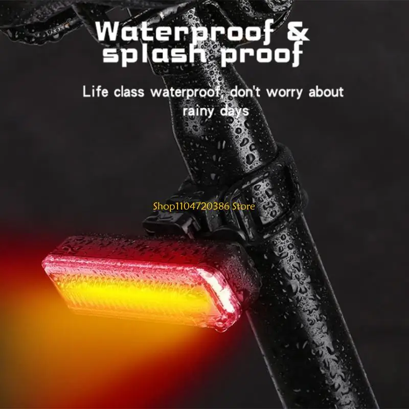 K0EA مصباح LED قوي للدراجة، مصباح خلفي للدراجة قابل لإعادة الشحن مع أوضاع متعددة