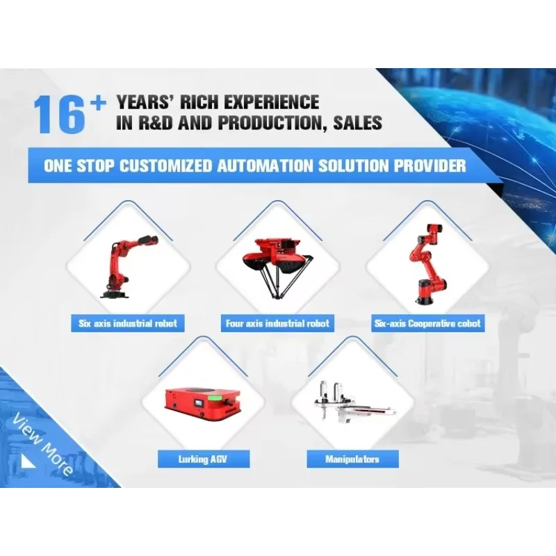 Industrial Parallel Four Axis Robot Spider Hand Is Suitable For Handling, Sorting Visual Recognition,and Direct Sales Servo Cont