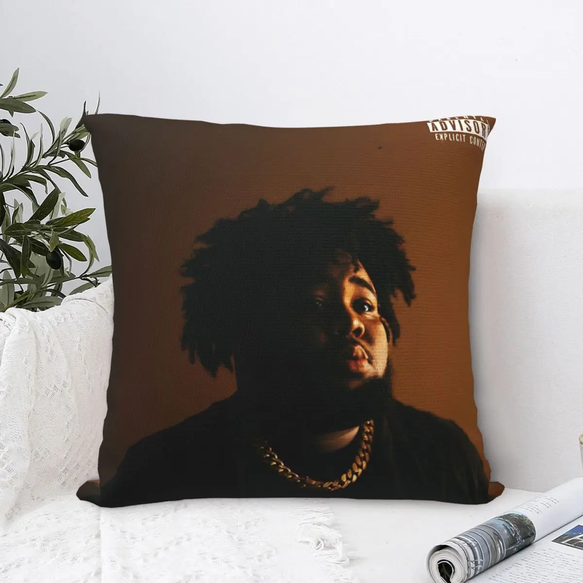 Rapper Rod Wave Pillowcase Polyester Cushion Cover Gift Pop Singer Music Pillow Case Cover Seater Drop Shipping 45X45cm