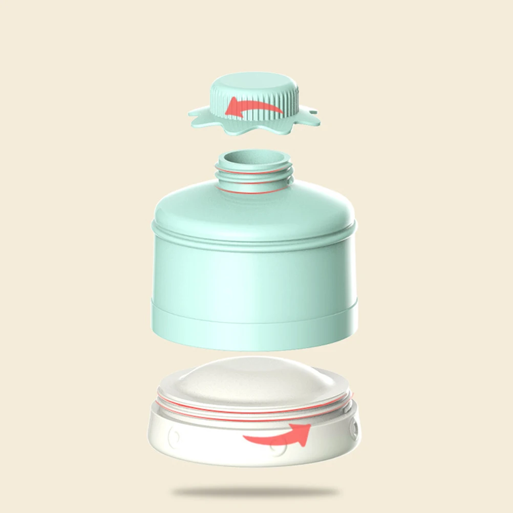

3 Layers Portable Milk Powder Box Leakproof Food Grade Pp Stacking Storage Container Lightweight Easy Carry For Oatmeal