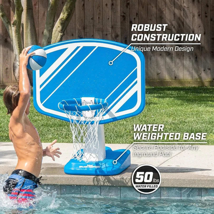 Cerceau anti-éclaboussures pour piscine, jeu de basket-ball, bord de piscine, panier de basket-ball d'eau, pompe à 2 balles, choisir le Style