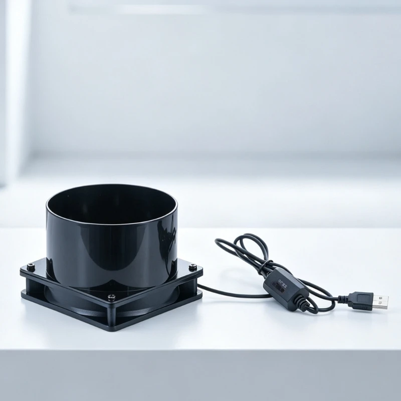 USB Powered Exhaust Fan with 3 Speed Mode, Duct Fan for 3D Printer Soldering and Greenhouse Air Exchange Daily JOMD