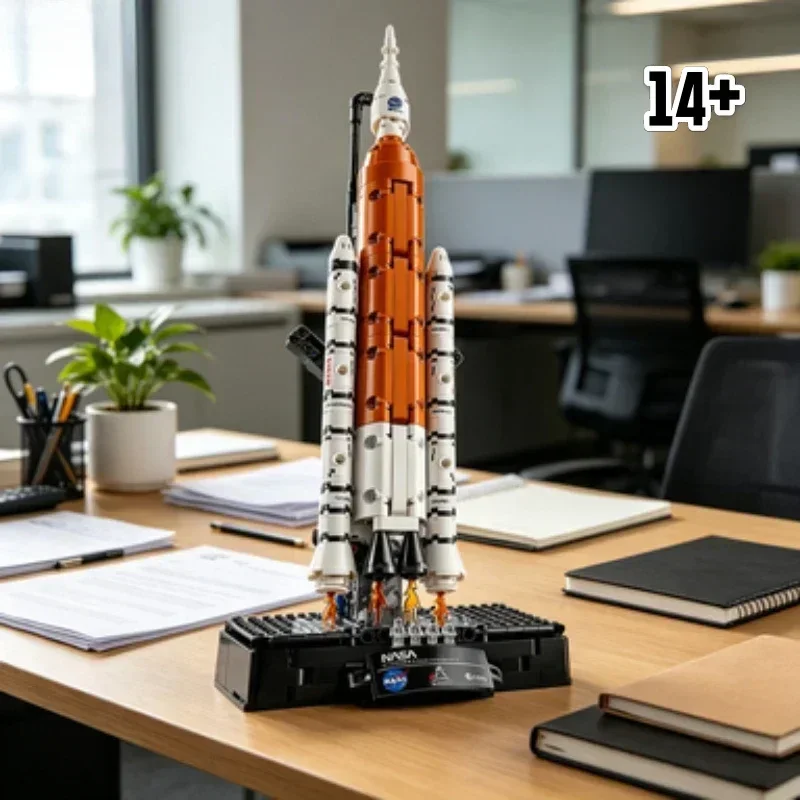 

Bandai New Arrival 42221 Space Launch System Building Blocks Set Classic Style Collection Present compatible with LEGO bricks