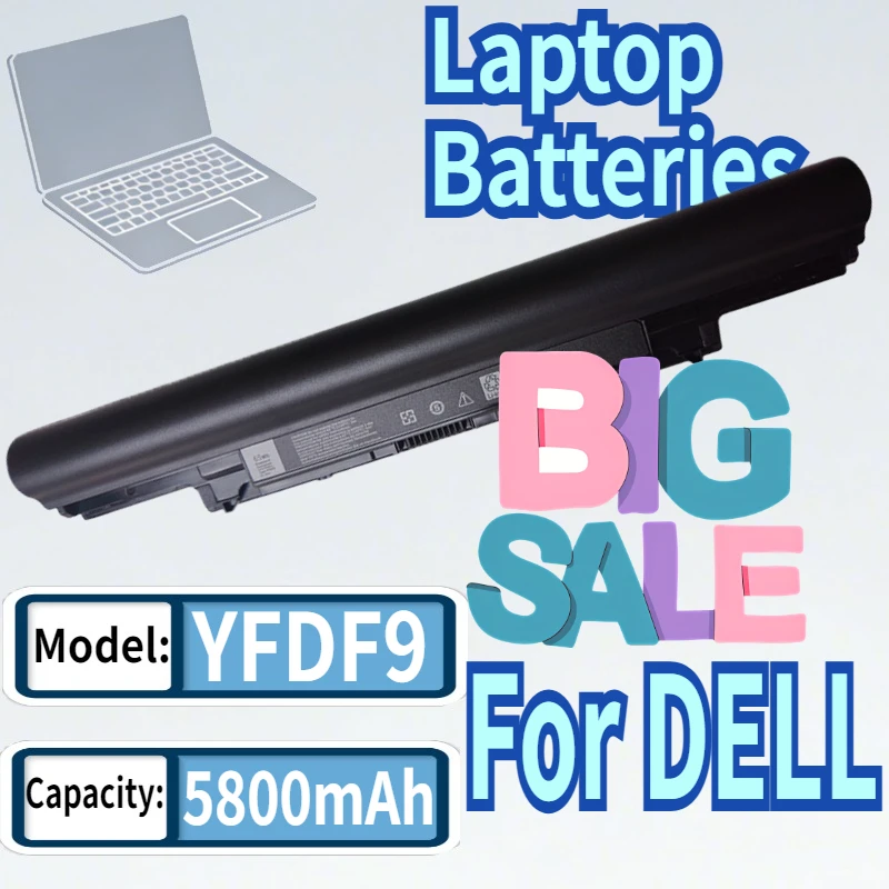 

YFDF9 Laptop Battery For DELL V131 2 Latitude 3340 3350 E3340 E3350 13 JR6XC 7XINbox Education Series 7WV3V HGJW8 11.1V 5200mAh