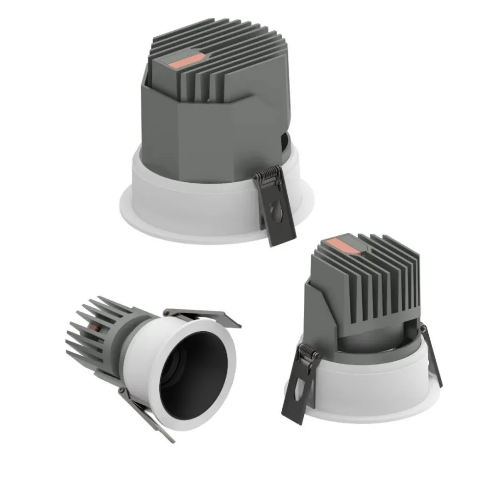 Recessed Anti-glare LED COB Spotlight 24W 30W Dimmable LED Downlight 7W 10W 18W 20W AC110V220V Ceiling Spot Indoor Lighting