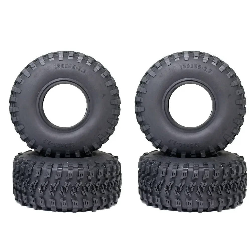 

4 шт. 135*55 мм 2,2 резиновые страховочные шины для колес 1/10 RC Rock Crawler Axial SCX10