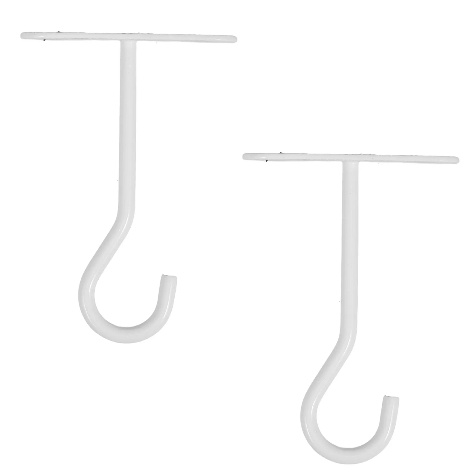 2Sets Versatile Ceiling Hooks for Hanging Plants Stylish Iron Planter Hangers for Walls Fences Garden Decor Lanterns Flower Pots