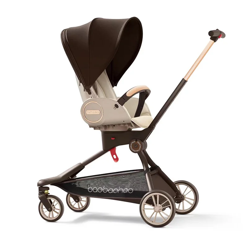 

Переноска-кенгуру с набедренным сиденьем, тонкая детская винтажная детская дорожная ретро-коляска, коляска с полным навесом, может сидеть и лежать, 0 месяца