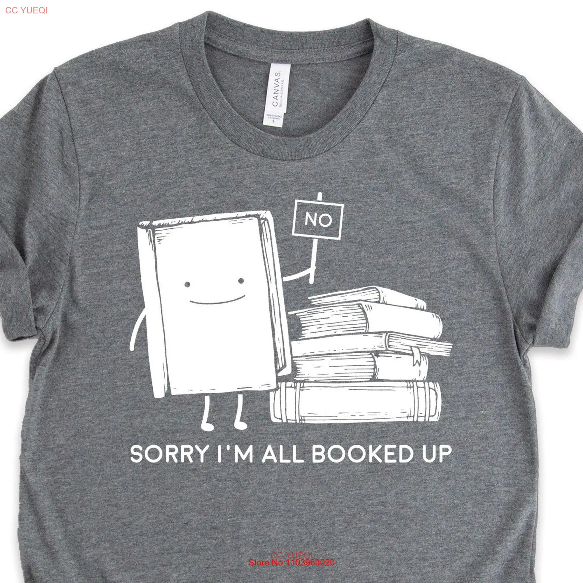 Футболка для чтения с длинным или коротким рукавом