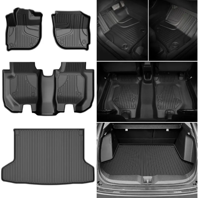 

US Original Floor Mats & Cargo Liner Fit for Honda HRV HR-V 2016-2022 (AWD Models ONLY) - All Weather Protection HR-V Car Mats