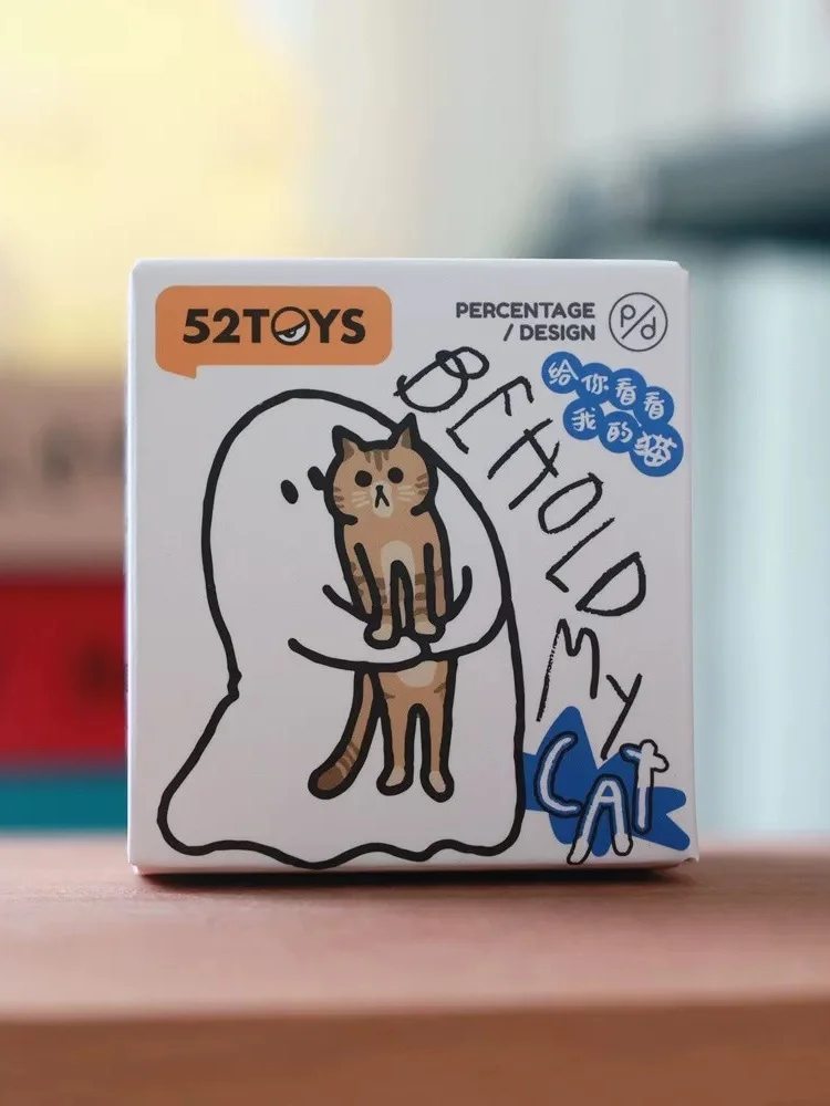 Original 52toys Ghody Behold My Cat Blind Box Figuren Tiny Blue Furbal Lucky Little Whiht Trendige Spielzeuge Sammlerstücke Deko-Geschenke