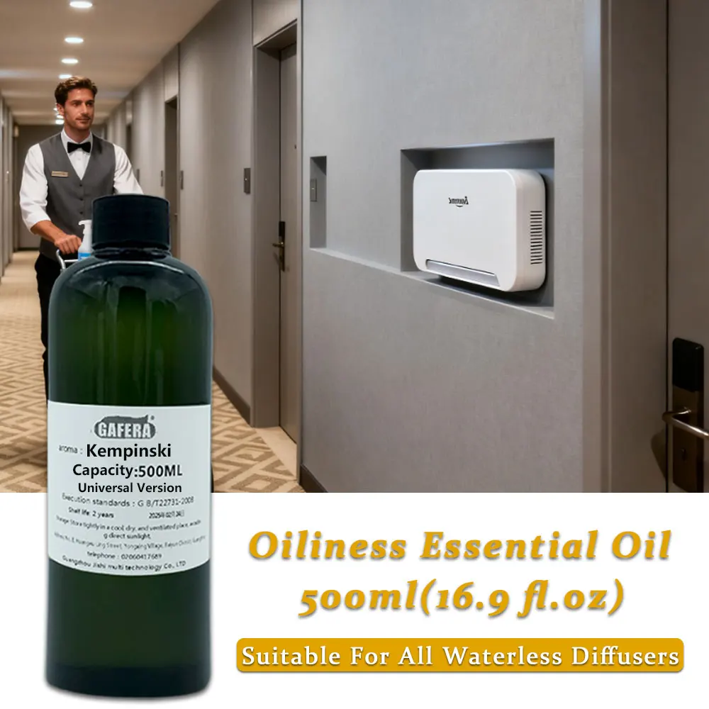 

GAFERA 500ml(16.9 fl.oz) Freesia/Kempinski Essential Oils - For All Waterless Diffuser, Club Diffuser Replenish Aromatherapy Oil