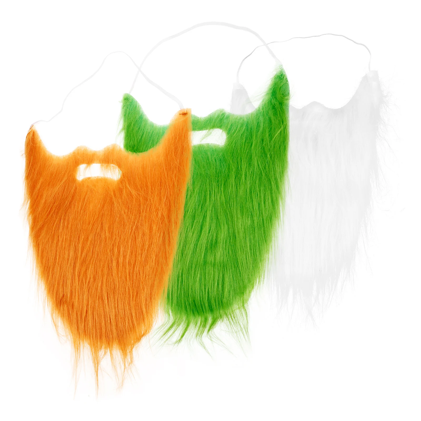 3 قطع من دعامة اللحية المزيفة، شارب واقعي نابض بالحياة، مريح مناسب لحفلات الهالوين التنكرية وحفلات أعياد الميلاد، شارب واقعي