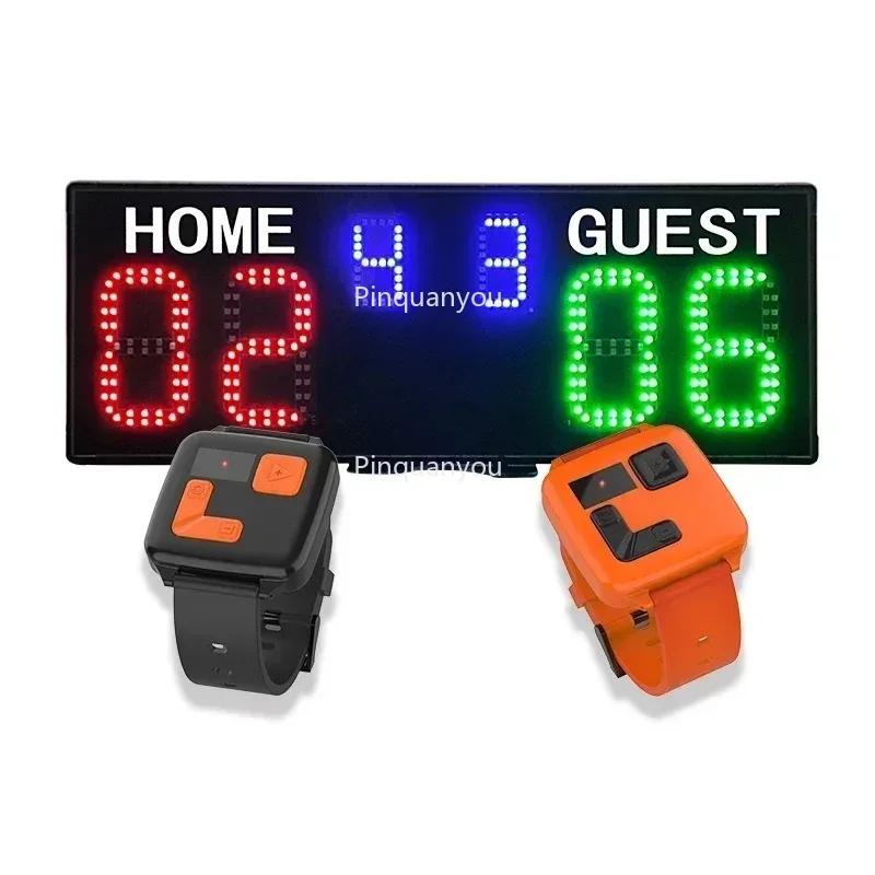 Portable LED Scoreboard Electronic with Players Names for Tennis Basketball Snooker Dart Swimming - WiFi Game Machine