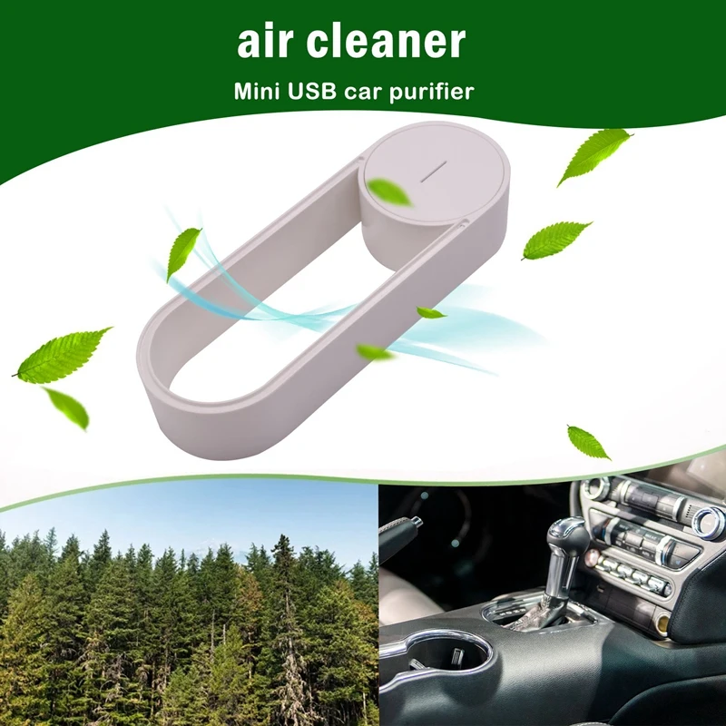 20-миллионный очиститель отрицательных ионов, мини-портативный бытовой ионизатор, USB-подключаемый автомобильный очиститель воздуха для площади 31 ㎡ -40 ㎡