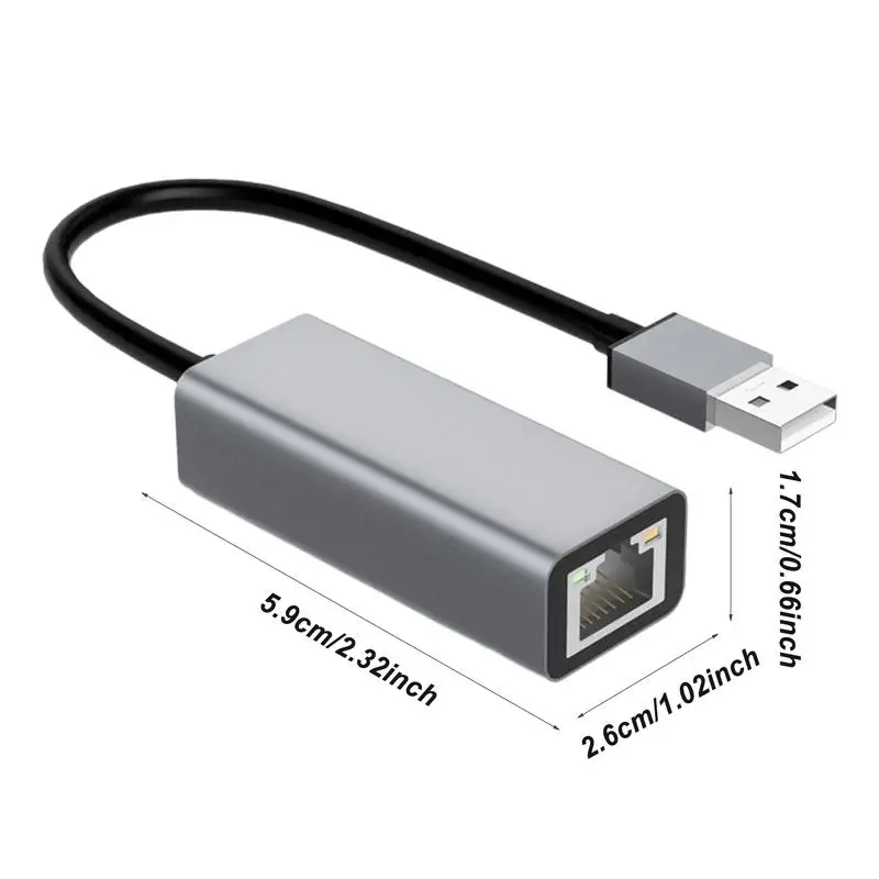 Adattatore di rete USB tipo C a Ethernet USB tipo C adattatore Ethernet adattatori di rete per Computer USB di tipo C USB per viaggi d'affari