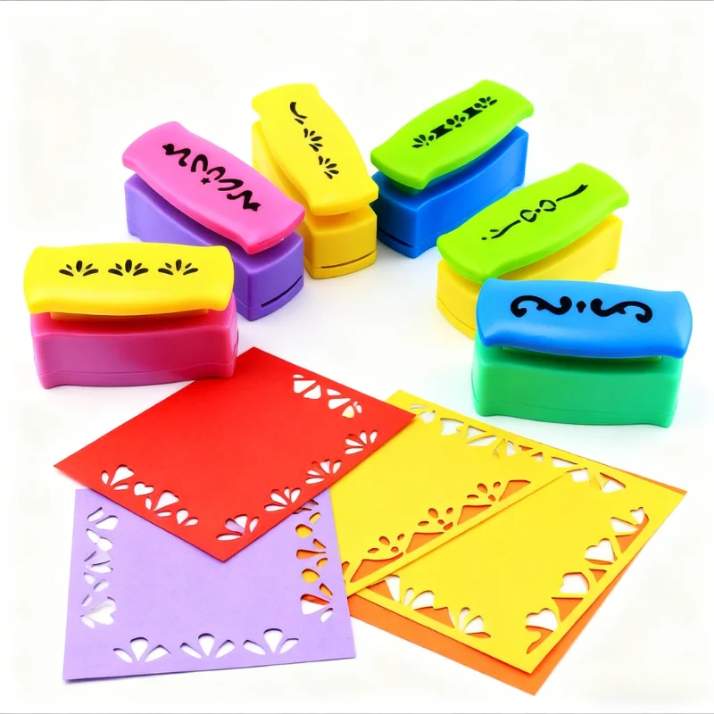 1 Pcs Edge Embossing Machine DIY Handicraft Art Materials Pattern Presser Handmade Flower Press Pattern Puncher