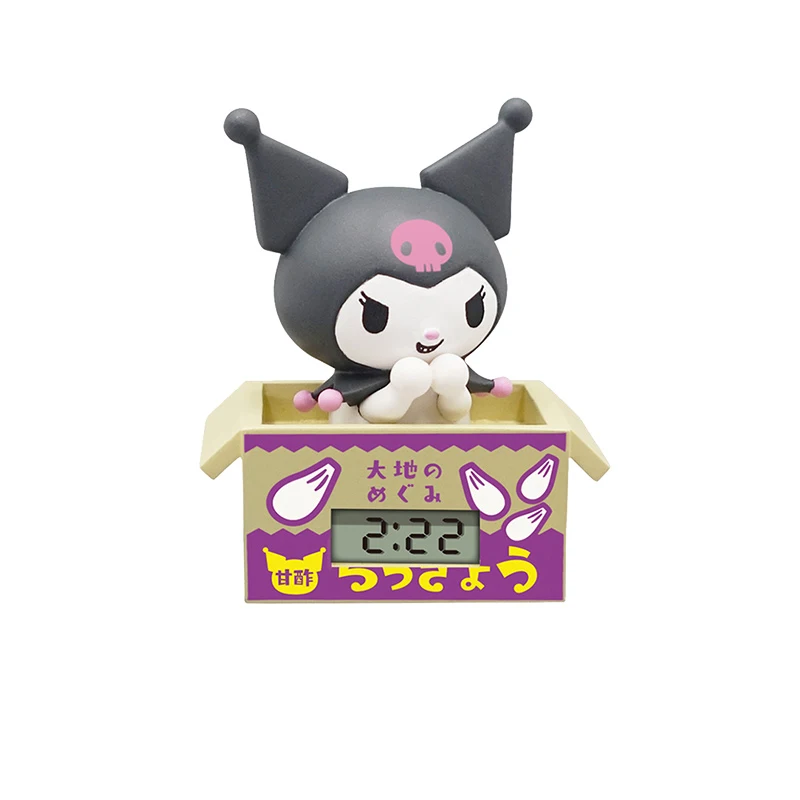 ของเล่นสะสมจากอนิเมะซานริโอ้ คิทาน ออริจินัล นาฬิกา คุโรมิ ซินนามอโรล กาชาปอง โมเดลฟิกเกอร์แอคชั่น